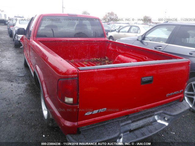 1GCCS195918190072 - 2001 CHEVROLET S TRUCK S10 RED photo 3
