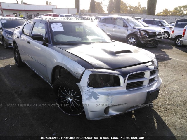 2B3KA43R56H466729 - 2006 DODGE CHARGER SE/SXT SILVER photo 1