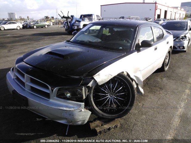 2B3KA43R56H466729 - 2006 DODGE CHARGER SE/SXT SILVER photo 2