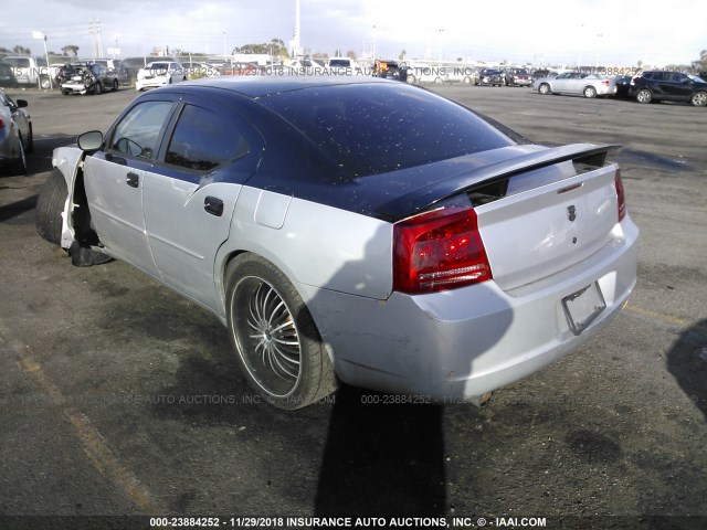 2B3KA43R56H466729 - 2006 DODGE CHARGER SE/SXT SILVER photo 3