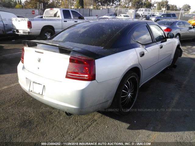 2B3KA43R56H466729 - 2006 DODGE CHARGER SE/SXT SILVER photo 4