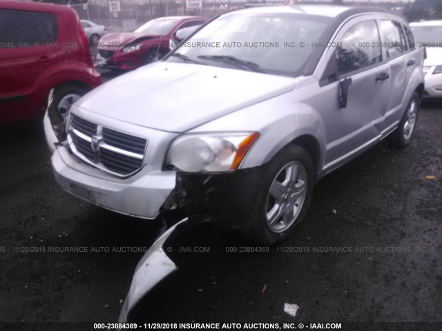 1B3HB48B28D717760 - 2008 DODGE CALIBER SXT SILVER photo 2