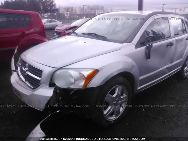 1B3HB48B28D717760 - 2008 DODGE CALIBER SXT SILVER photo 6