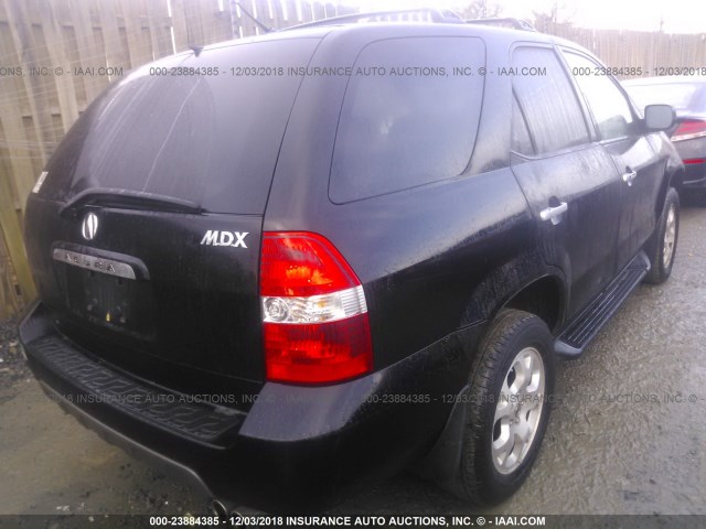 2HNYD18652H515106 - 2002 ACURA MDX TOURING BLACK photo 4