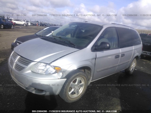 1D4GP24R66B749125 - 2006 DODGE GRAND CARAVAN SE SILVER photo 2