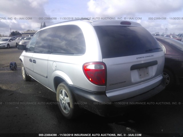 1D4GP24R66B749125 - 2006 DODGE GRAND CARAVAN SE SILVER photo 3