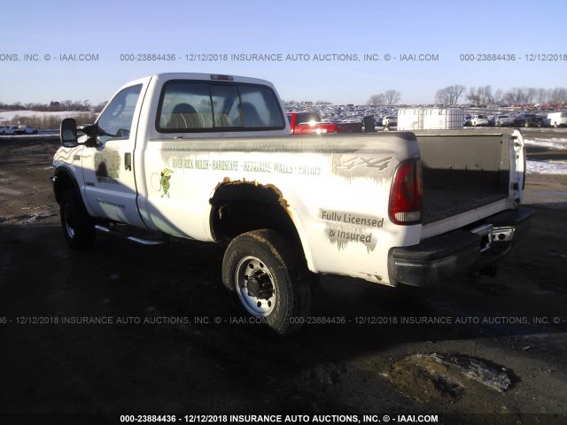 1FTSF31P54ED29435 - 2004 FORD F350 SRW SUPER DUTY WHITE photo 3