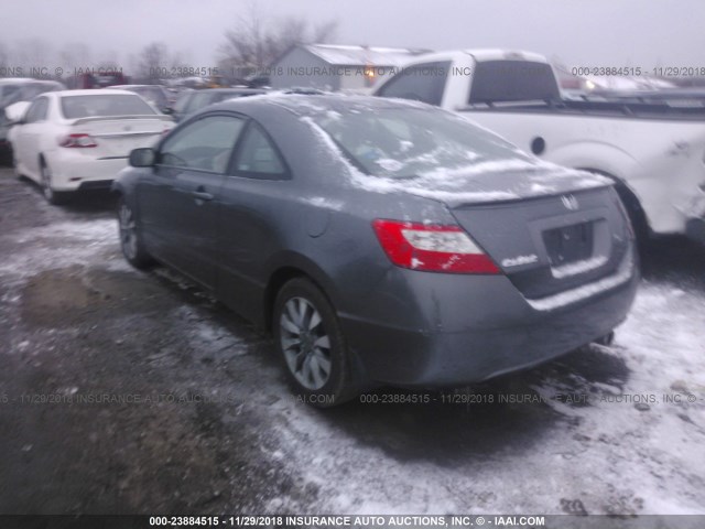 2HGFG12969H531608 - 2009 HONDA CIVIC EXL GRAY photo 3