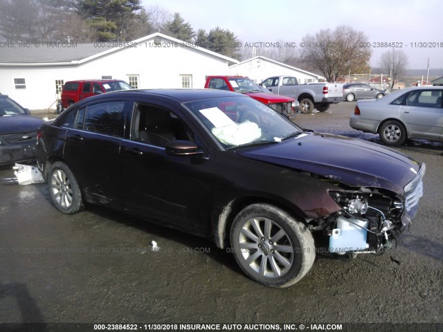 1C3CCBBB1DN699120 - 2013 CHRYSLER 200 TOURING BROWN photo 1