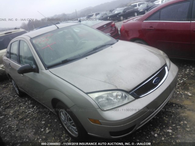 1FAFP34N56W125021 - 2006 FORD FOCUS ZX4 BROWN photo 1