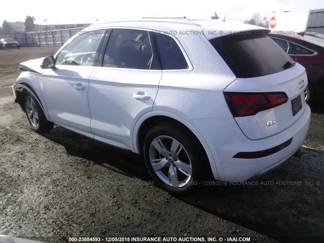 WA1BNAFY0J2019760 - 2018 AUDI Q5 PREMIUM PLUS WHITE photo 3