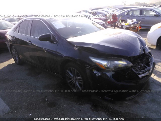 4T1BF1FK4FU052170 - 2015 TOYOTA CAMRY LE/XLE/SE/XSE BLACK photo 1