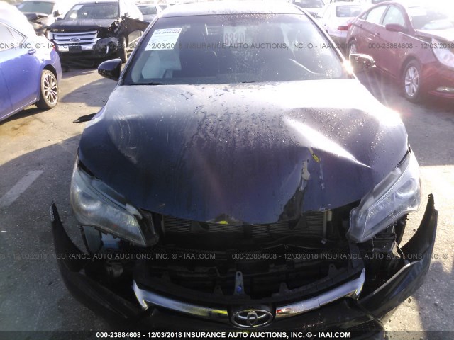 4T1BF1FK4FU052170 - 2015 TOYOTA CAMRY LE/XLE/SE/XSE BLACK photo 6