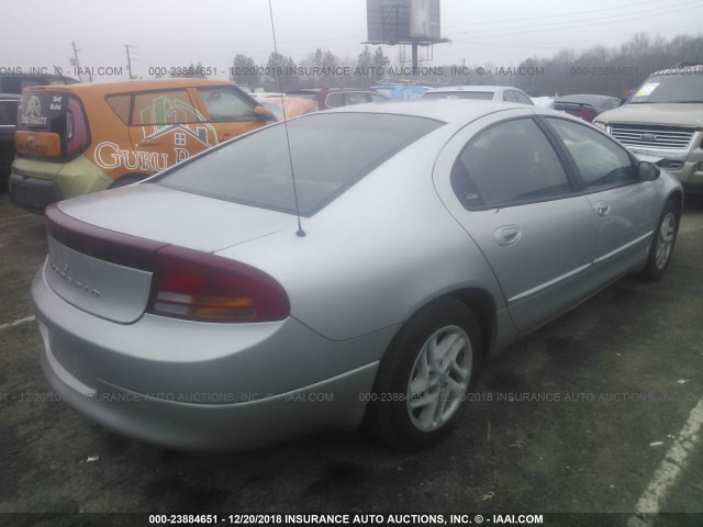 2B3HD46R21H669874 - 2001 DODGE INTREPID SE SILVER photo 4