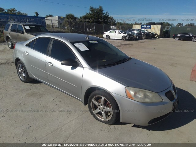 1G2ZH57N284124651 - 2008 PONTIAC G6 GT GRAY photo 1