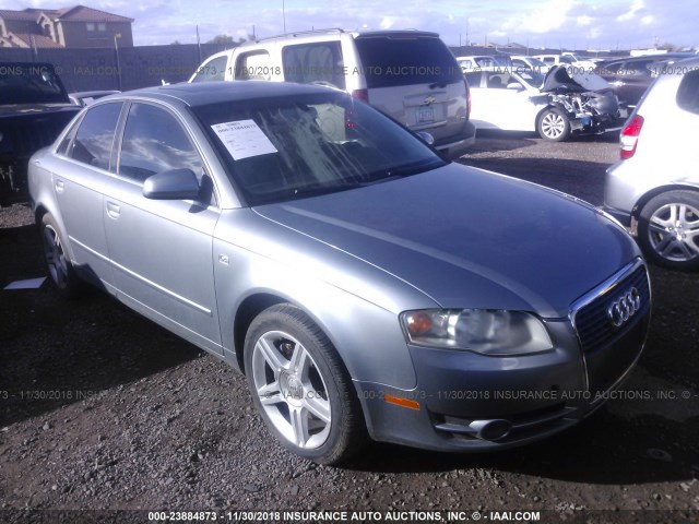 WAUAF78E66A015095 - 2006 AUDI A4 2/TURBO GRAY photo 1