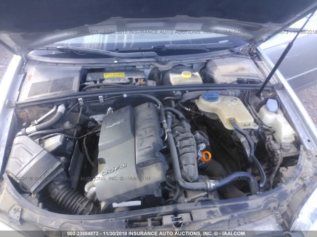 WAUAF78E66A015095 - 2006 AUDI A4 2/TURBO GRAY photo 10