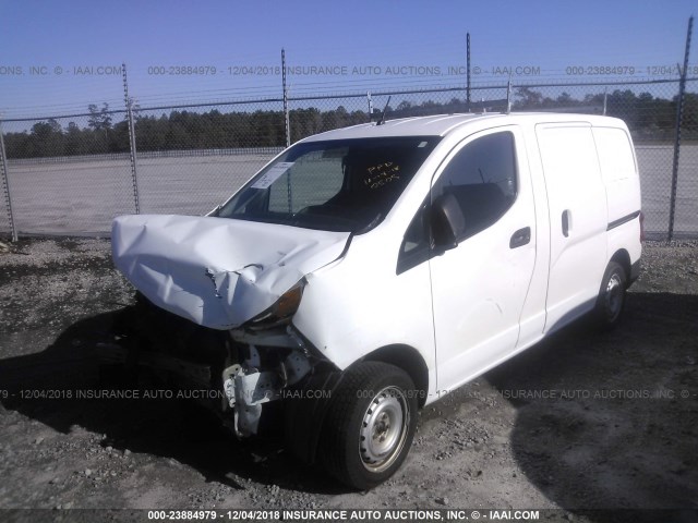 3N63M0YN6FK710505 - 2015 CHEVROLET CITY EXPRESS LS WHITE photo 2