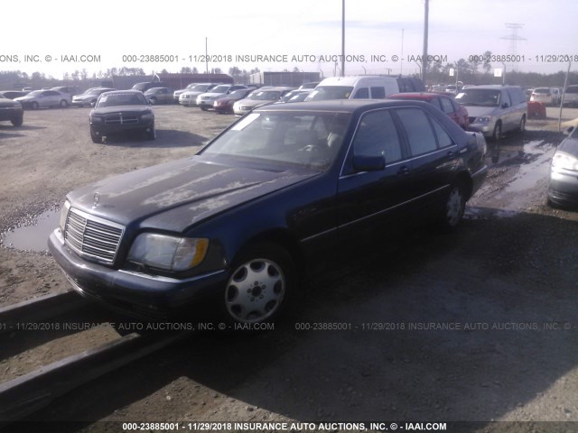 WDB1400421A305396 - 2001 MERCEDES-BENZ 4 DOOR  BLUE photo 2