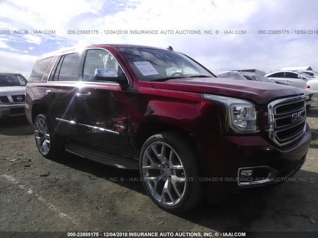 1GKS1AKC6FR276890 - 2015 GMC YUKON SLE RED photo 1