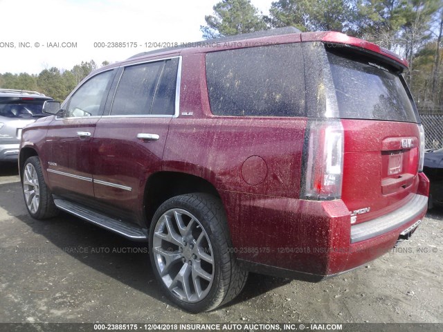 1GKS1AKC6FR276890 - 2015 GMC YUKON SLE RED photo 3