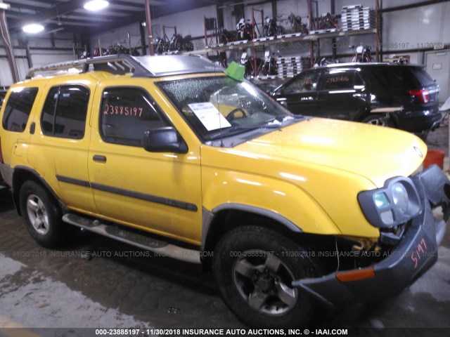 5N1ED28Y94C633483 - 2004 NISSAN XTERRA XE/SE YELLOW photo 1