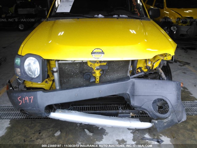 5N1ED28Y94C633483 - 2004 NISSAN XTERRA XE/SE YELLOW photo 6