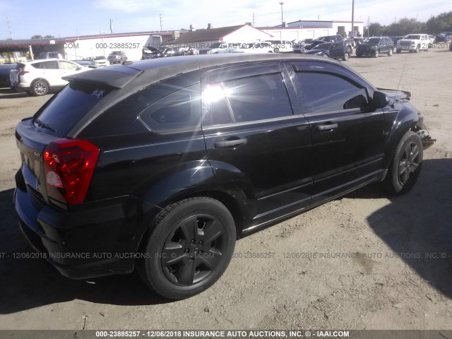 1B3HB48B67D560782 - 2007 DODGE CALIBER SXT BLACK photo 4