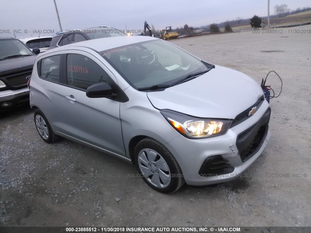 KL8CB6SA1HC825421 - 2017 CHEVROLET SPARK LS SILVER photo 1