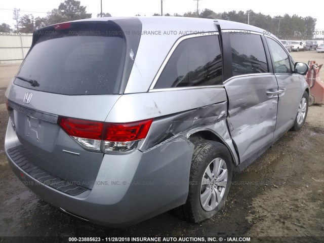 5FNRL5H37GB105821 - 2016 HONDA ODYSSEY SE GRAY photo 4