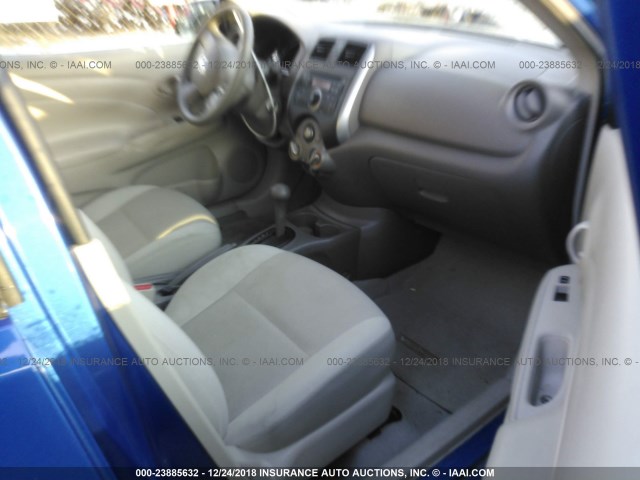 3N1CN7AP8CL926255 - 2012 NISSAN VERSA S/SV/SL BLUE photo 5