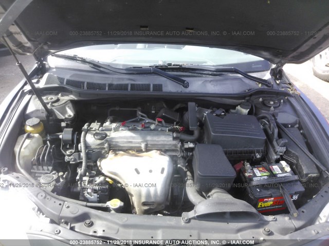 JTNBE46K973029219 - 2007 TOYOTA CAMRY NEW GENERAT CE/LE/XLE/SE GRAY photo 10