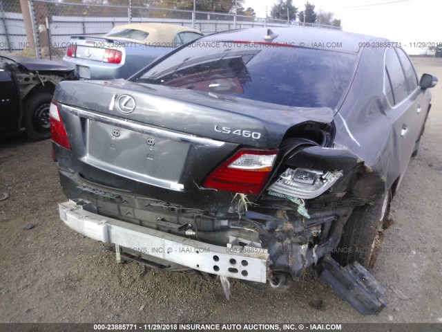 JTHBL5EF7B5106699 - 2011 LEXUS LS 460 BLACK photo 6