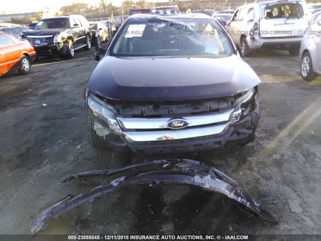 3FAHP0GA6CR270471 - 2012 FORD FUSION S BROWN photo 6