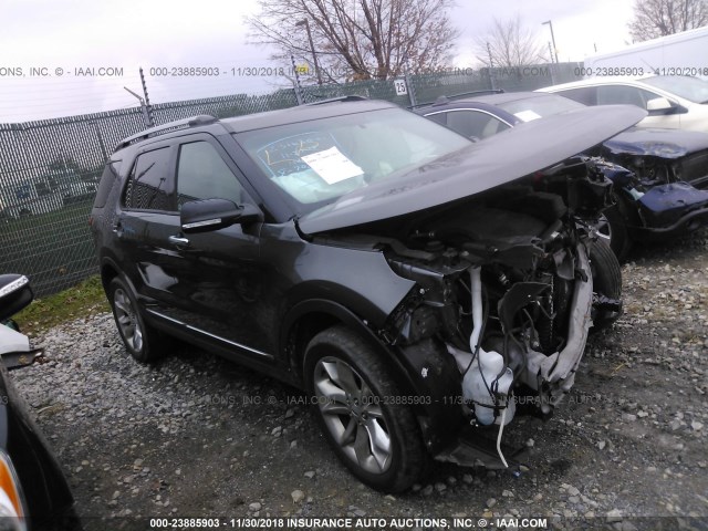 1FM5K8D83FGB56849 - 2015 FORD EXPLORER XLT GRAY photo 1