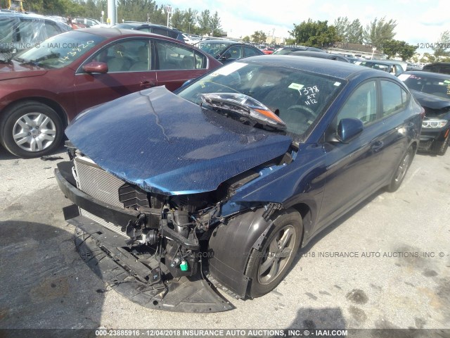 5NPD94LA4HH071378 - 2017 HYUNDAI ELANTRA ECO BLUE photo 6