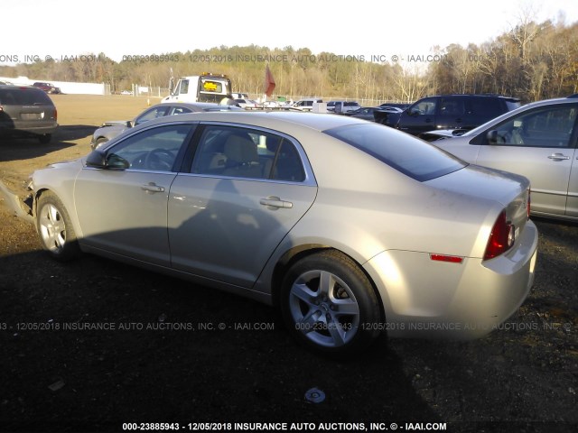 1G1ZA5EU7BF299895 - 2011 CHEVROLET MALIBU LS GRAY photo 3