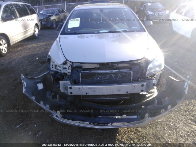 1G1ZA5EU7BF299895 - 2011 CHEVROLET MALIBU LS GRAY photo 6