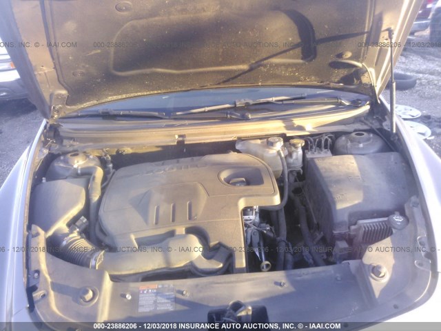 1G1ZA5EB3AF307536 - 2010 CHEVROLET MALIBU LS 棕色 照片 10