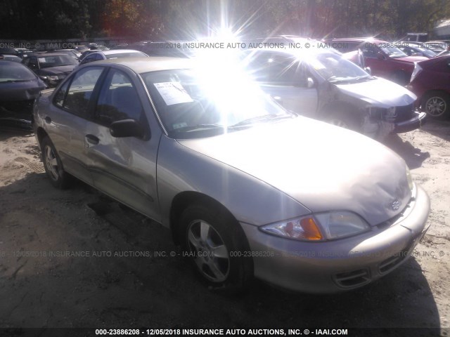 1G1JF524527315184 - 2002 CHEVROLET CAVALIER LS GOLD photo 1