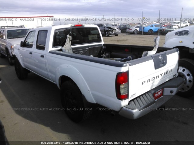 1N6MD29Y83C458833 - 2003 NISSAN FRONTIER CREW CAB SC WHITE photo 3