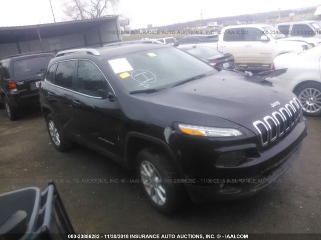 1C4PJLCB7JD534052 - 2018 JEEP CHEROKEE LATITUDE BLACK photo 1