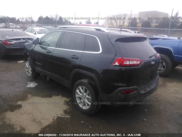 1C4PJLCB7JD534052 - 2018 JEEP CHEROKEE LATITUDE BLACK photo 3