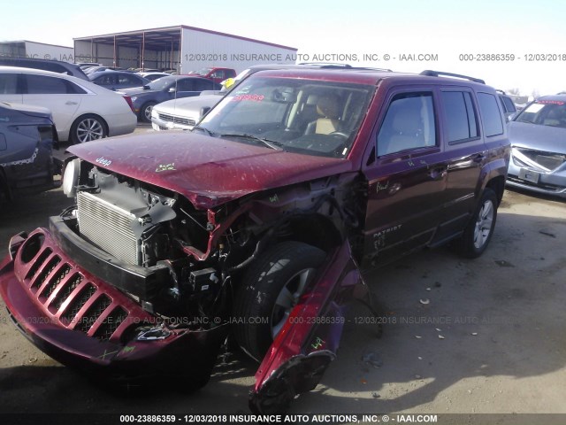 1C4NJRFB9GD687143 - 2016 JEEP PATRIOT LATITUDE PURPLE photo 2