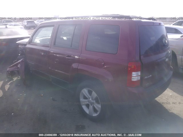 1C4NJRFB9GD687143 - 2016 JEEP PATRIOT LATITUDE PURPLE photo 3