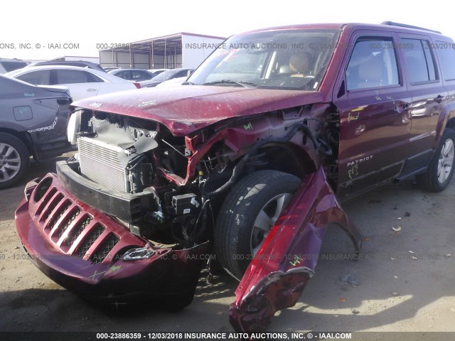 1C4NJRFB9GD687143 - 2016 JEEP PATRIOT LATITUDE PURPLE photo 6