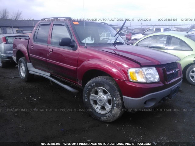 1FMZU77E53UA37916 - 2003 FORD EXPLORER SPORT TR  RED photo 1