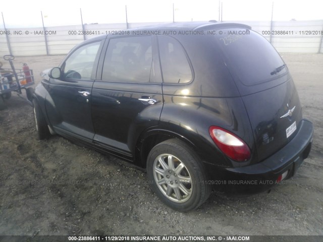 3A4FY58B27T581921 - 2007 CHRYSLER PT CRUISER TOURING BLACK photo 3