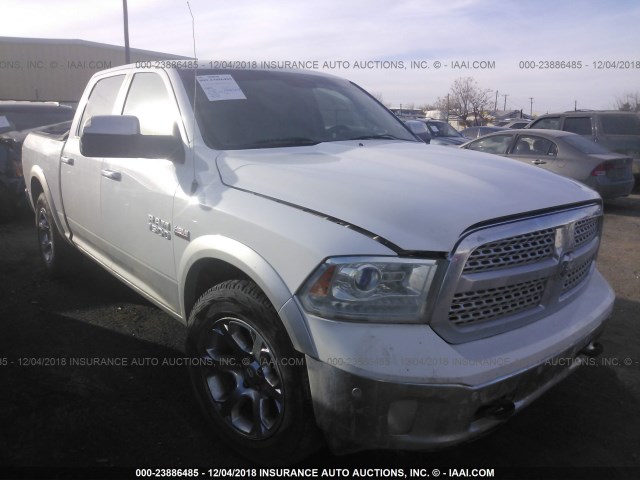 1C6RR7NT1ES176177 - 2014 RAM 1500 LARAMIE WHITE photo 1