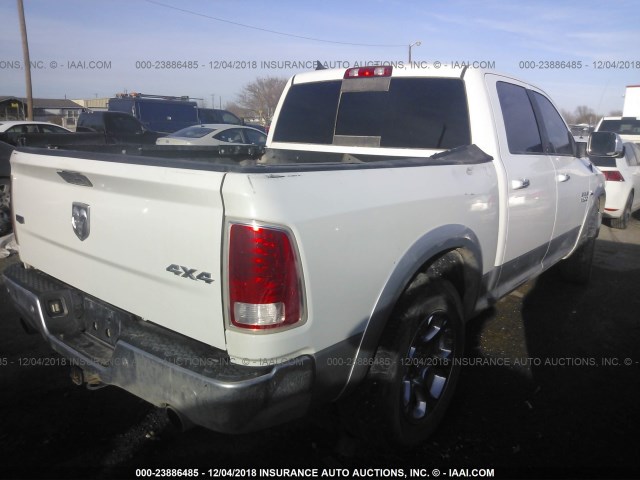 1C6RR7NT1ES176177 - 2014 RAM 1500 LARAMIE WHITE photo 4